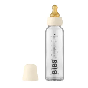 Baby Glass Bottle Complete Set 225ml - Ivory
