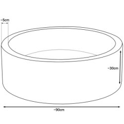 Fljls Boldbassin m. 200 bolde - Gr, Grn, Hvid