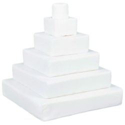 stabeltrn i skum - Hvid