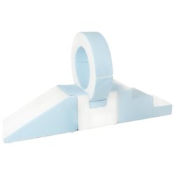 Bjle skumst - Bl/Hvid