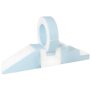 Bjle skumst - Bl/Hvid