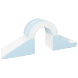 Bjle skumst - Bl/Hvid