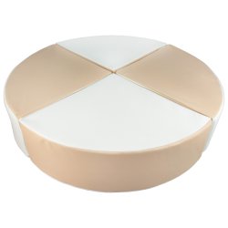 Balancepude Skum - Hvid/Beige