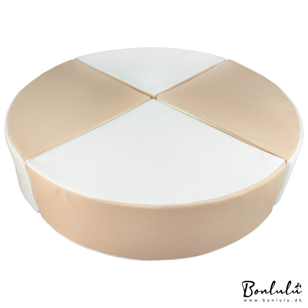 Balancepude Skum - Hvid/Beige