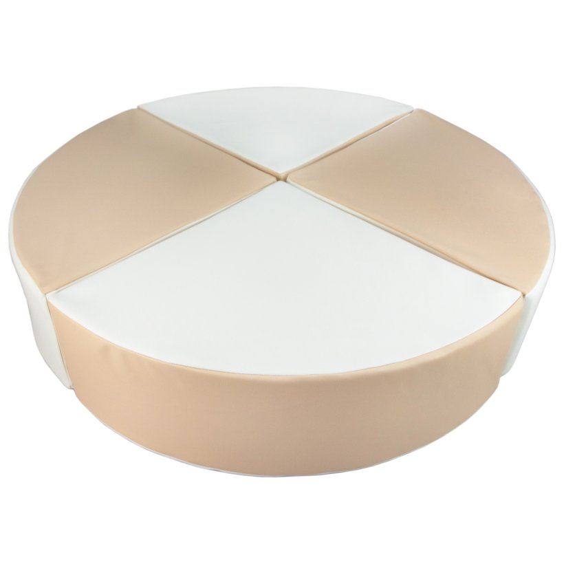 Balancepude Skum - Hvid/Beige