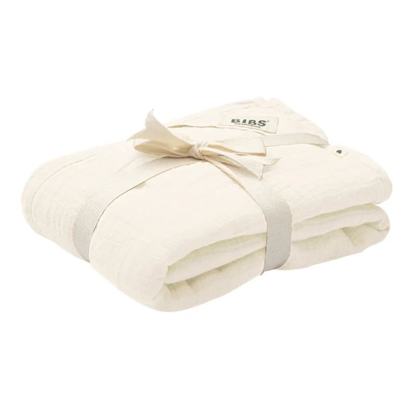 BIBS - Muslin Cloth 2 Pack, 70x70 cm, Ivory