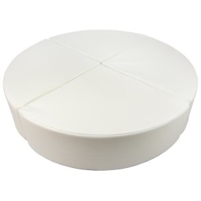 Balancepude Skum - Hvid