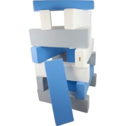 Blde byggeklodser Lysebl/Gr/Hvid