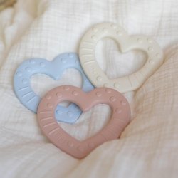 BIBS - Baby Bitie Heart, Ivory