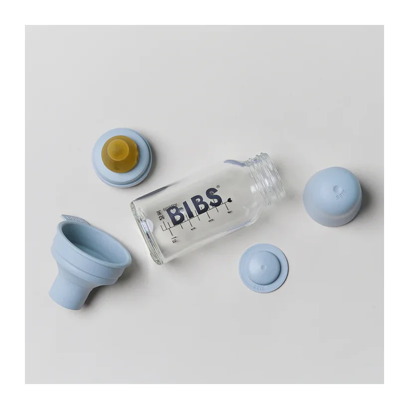 Baby Glass Bottle Complete Set 110ml - Sage