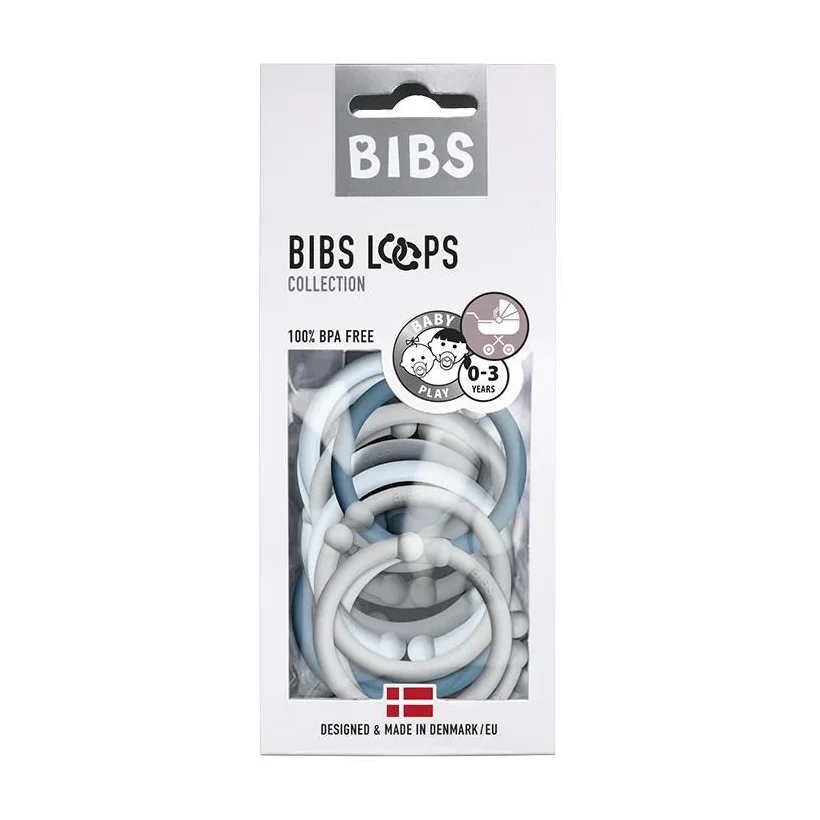 BIBS - Loops 12 Pack, Cloud/Baby Blue/Petrol