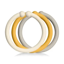 BIBS - Loops 12 Pack, Ivory/Honey Bee/Sand