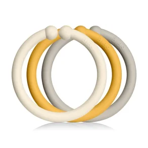 BIBS - Loops 12 Pack, Ivory/Honey Bee/Sand