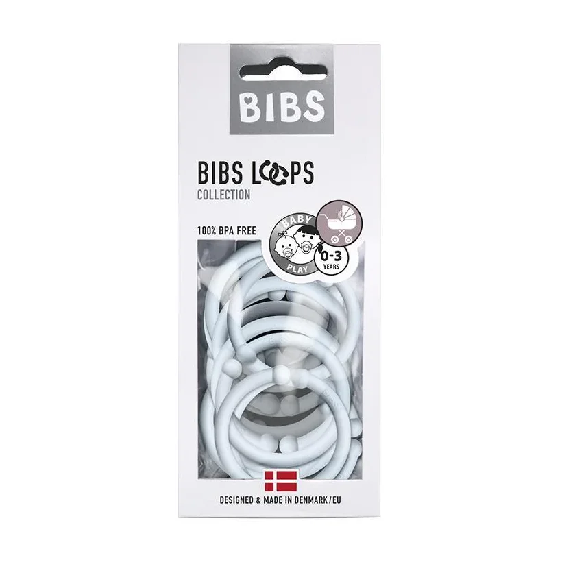 BIBS - Loops 12 Pack, Baby Blue