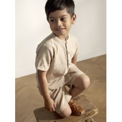 En Fant - Shorts Woven Stripe, Affogat