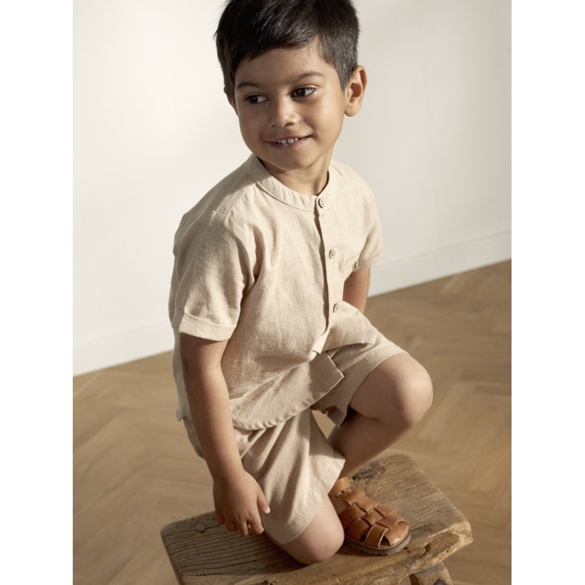 En Fant - Shorts Woven Stripe, Affogat