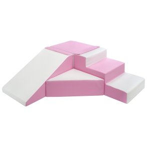 Rutsjebane legest Hrd Skumleg - hvid/Pink