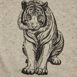 Petit by Sofie Schnoor - Bodystocking m. Tiger, Dusty Green