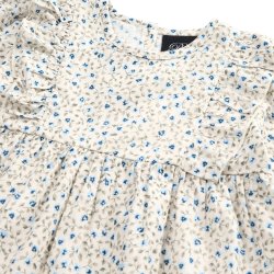 Petit by Sofie Schnoor - Kjole med bl blomster, Antique White
