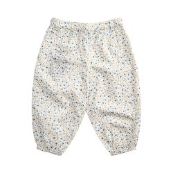 Petit by Sofie Schnoor - Trousers m. bl blomster, Antique White
