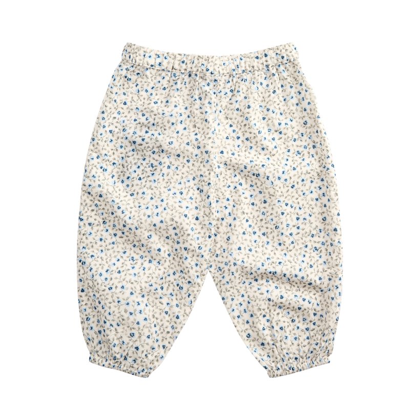 Petit by Sofie Schnoor - Trousers m. bl blomster, Antique White