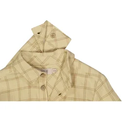 WHEAT - Skjorte Lasse, Buttermilk Check