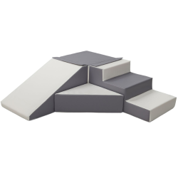 Rutsjebane legest Hrd Skumleg - hvid/gr