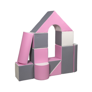 Byggeklodser - gr/hvid/lyserd