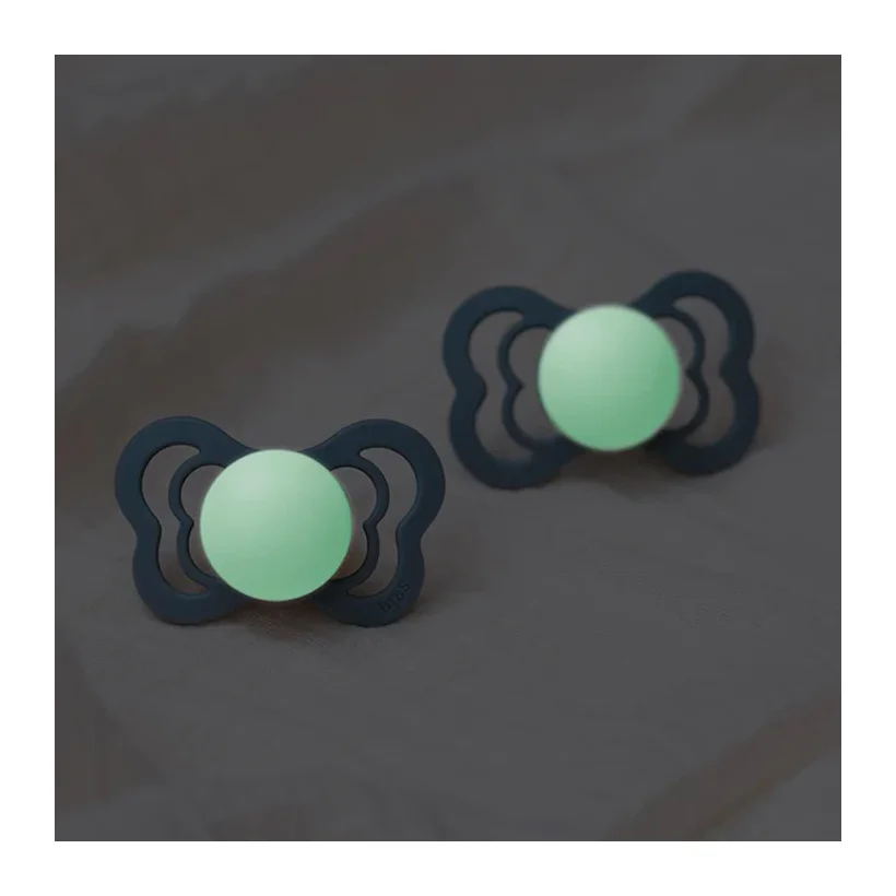 BIBS - Supreme Single, Blush GLOW / Latex Str. 1