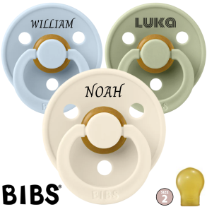 BIBS Colour Latex Str. 2 (+6 mdr.) - Sutter Med Navn