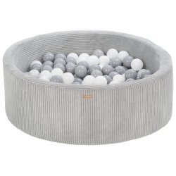 Fljls Boldbassin m. 200 bolde - Gr, Hvid