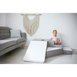 Rutsjebane legest Bld Skumleg - lyserd/hvid/gr