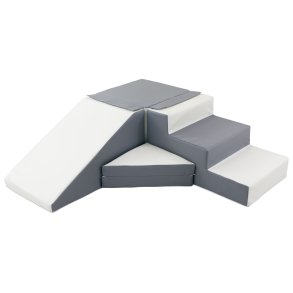 Rutsjebane legest Bld Skumleg - hvid/gr