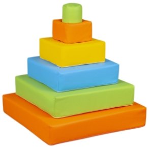 stabeltrn i skum - Grn/Gul/Bl/Orange