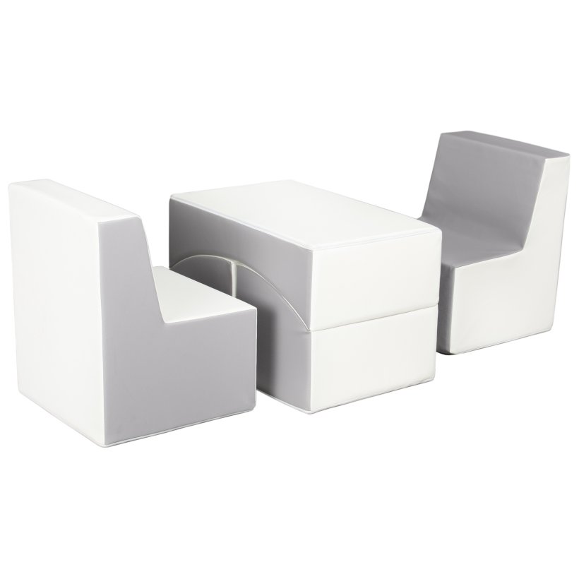 Bord &amp; Stolest - Gr, Hvid