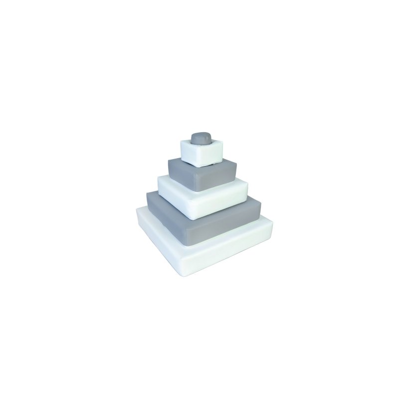 stabeltrn i skum - Hvid/Gr