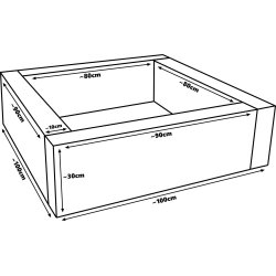 Bldt skum Bold bassin + 300 balls, Beige/Hvid M. Hvid og gr bolde