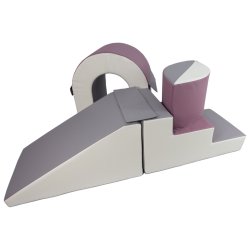 Bridge Slide Set - Bld Skum, Hvid, Gr &amp; Lilla