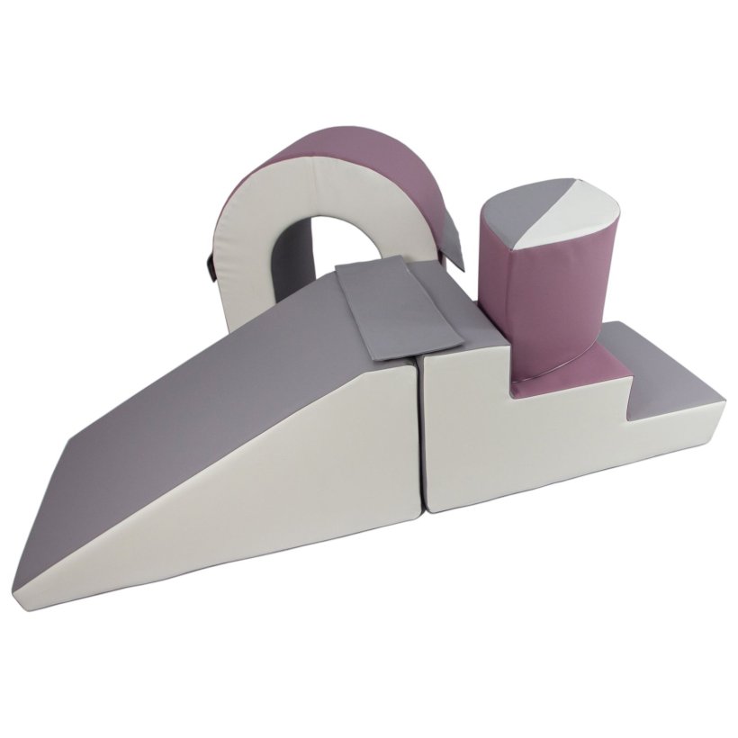 Bridge Slide Set - Bld Skum, Hvid, Gr &amp; Lilla