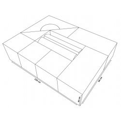 Byggeklodser - gr/hvid