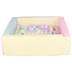 Bldt Skum Bold bassin + 300 balls, Pastel m. Pastel Bolde