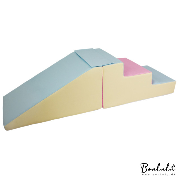 Step'n'slide rutsjebane legest/Skumleg - pastel farver