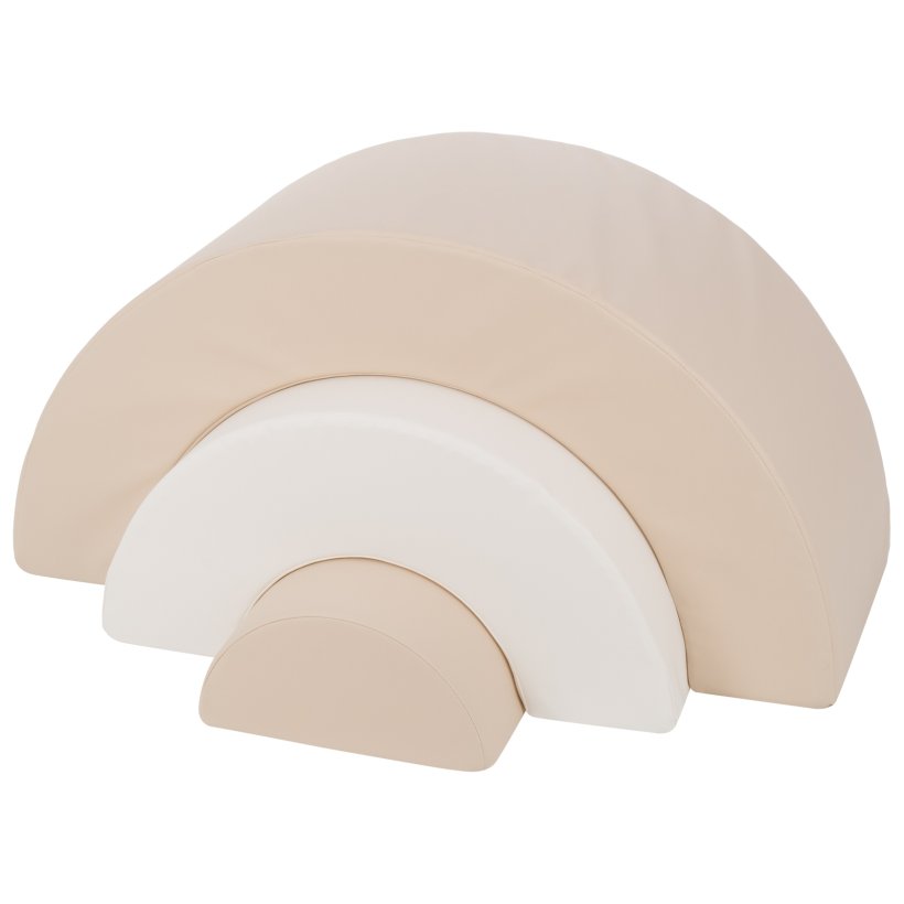 Regnbue - Skum, - Hvid, Beige