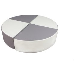 Balancepude Skum - Hvid/gr