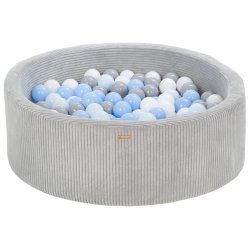 Fljls Boldbassin m. 200 bolde - Gr Lysebl, Hvid