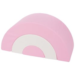 Regnbue - Skum, Pink, Hvid