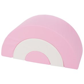 Regnbue - Skum, Pink, Hvid