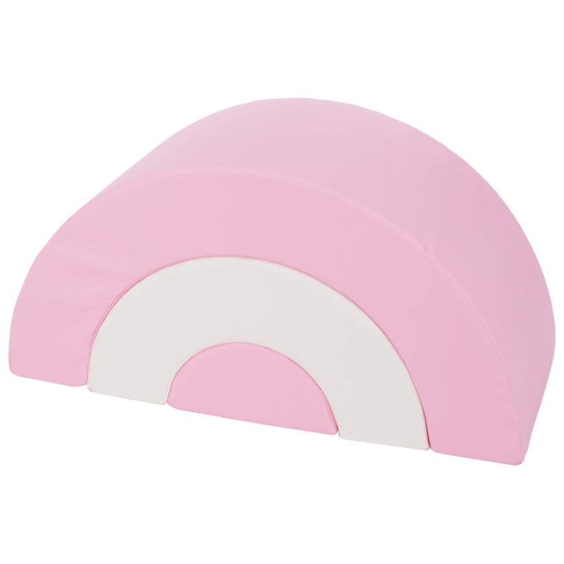 Regnbue - Skum, Pink, Hvid