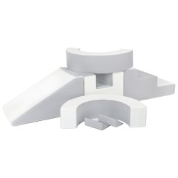 Bjle skumst - Hvid/Gr