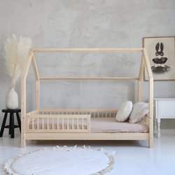 Madrid  - Natur Juniorseng, Med Sengehest &amp; Tag